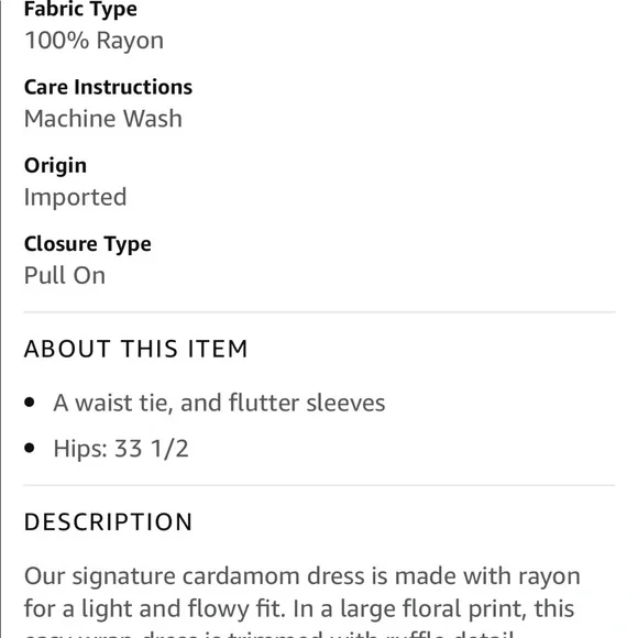 Paige Cardamon floral ruffle wrap dress - Picture 5 of 6